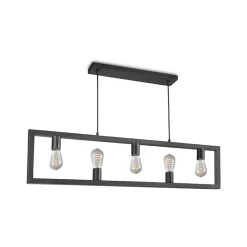 LABEL51 Hanglamp Quadrato - Zwart - Metaal