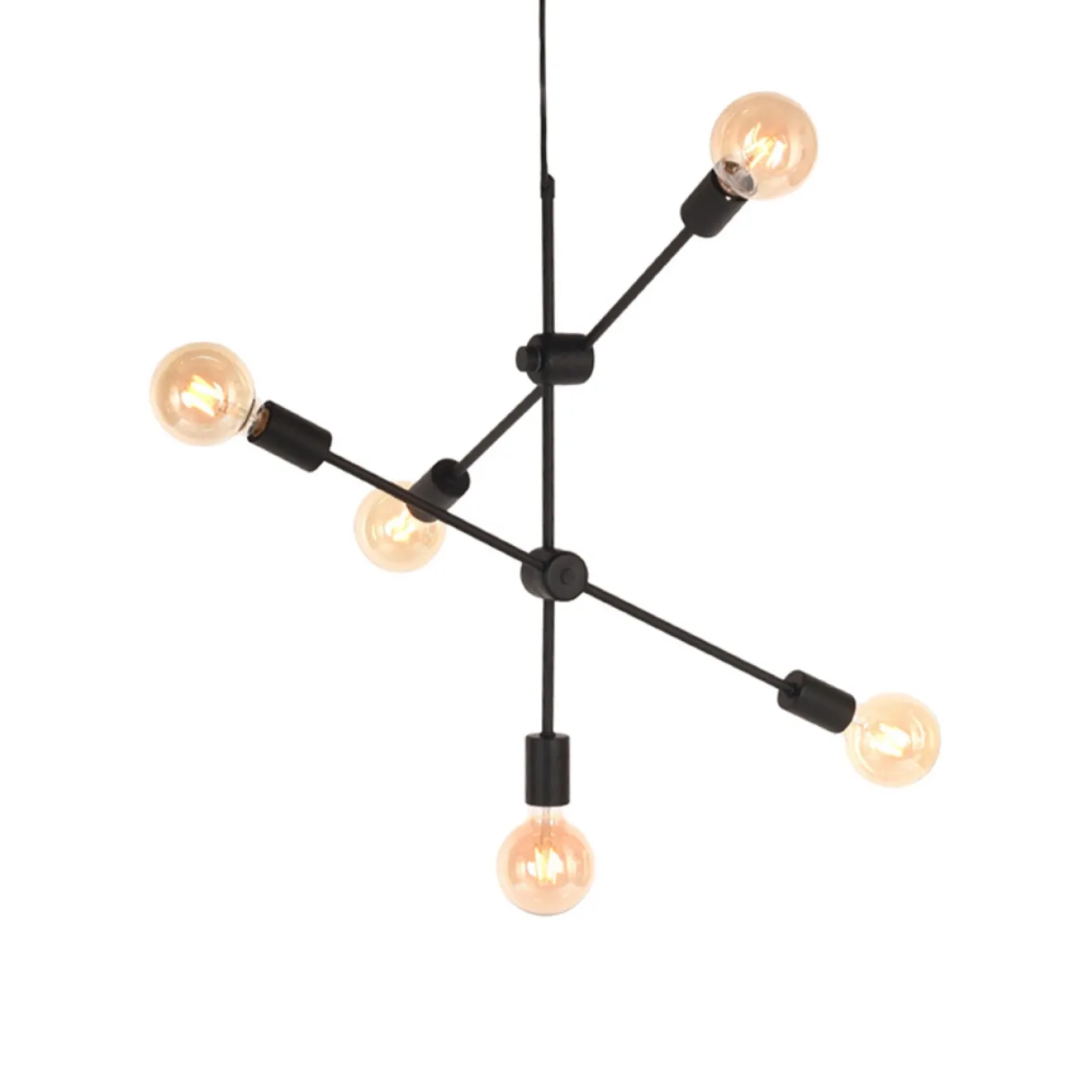 LABEL51 Hanglamp Stilo Zwart Metaal