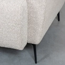 LABEL51 Hoekbank Bolzano Bouclé Naturel Rechts