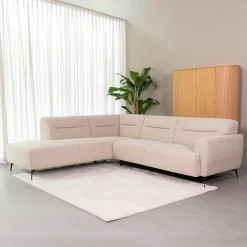 LABEL51 Hoekbank Bolzano Bouclé Naturel Links