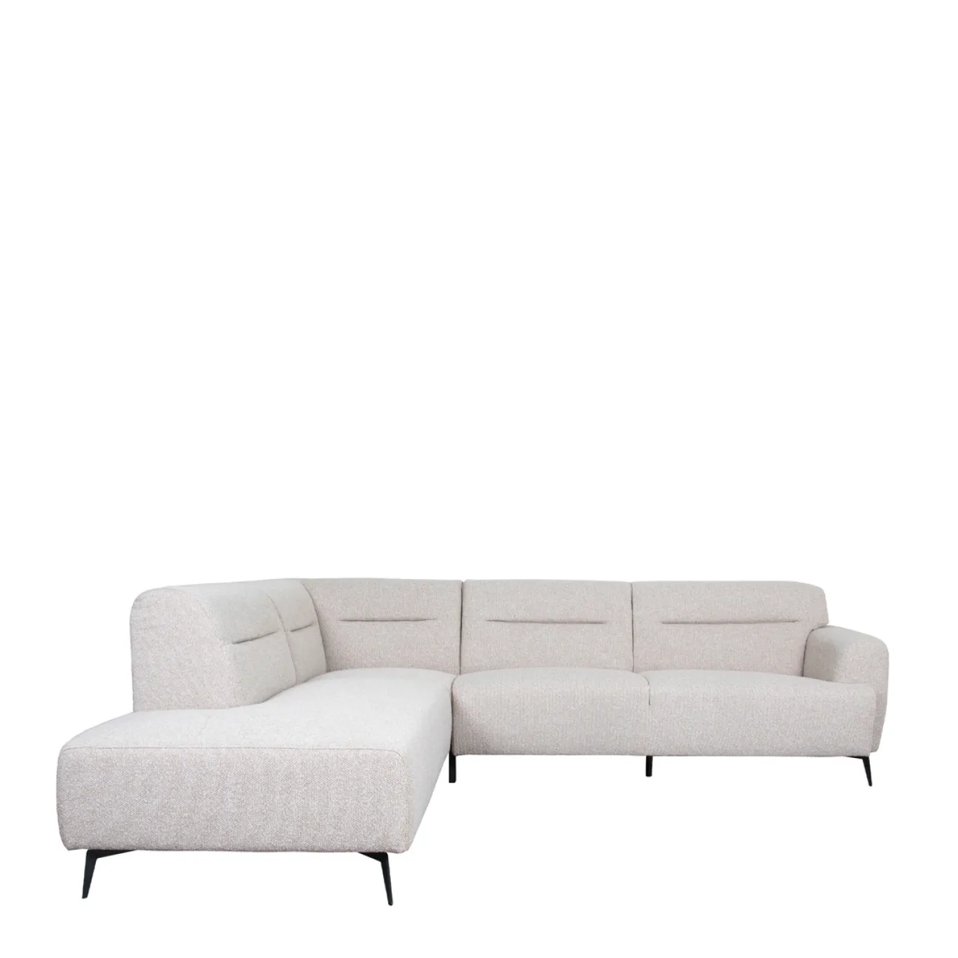 LABEL51 Hoekbank Bolzano Bouclé Naturel Links