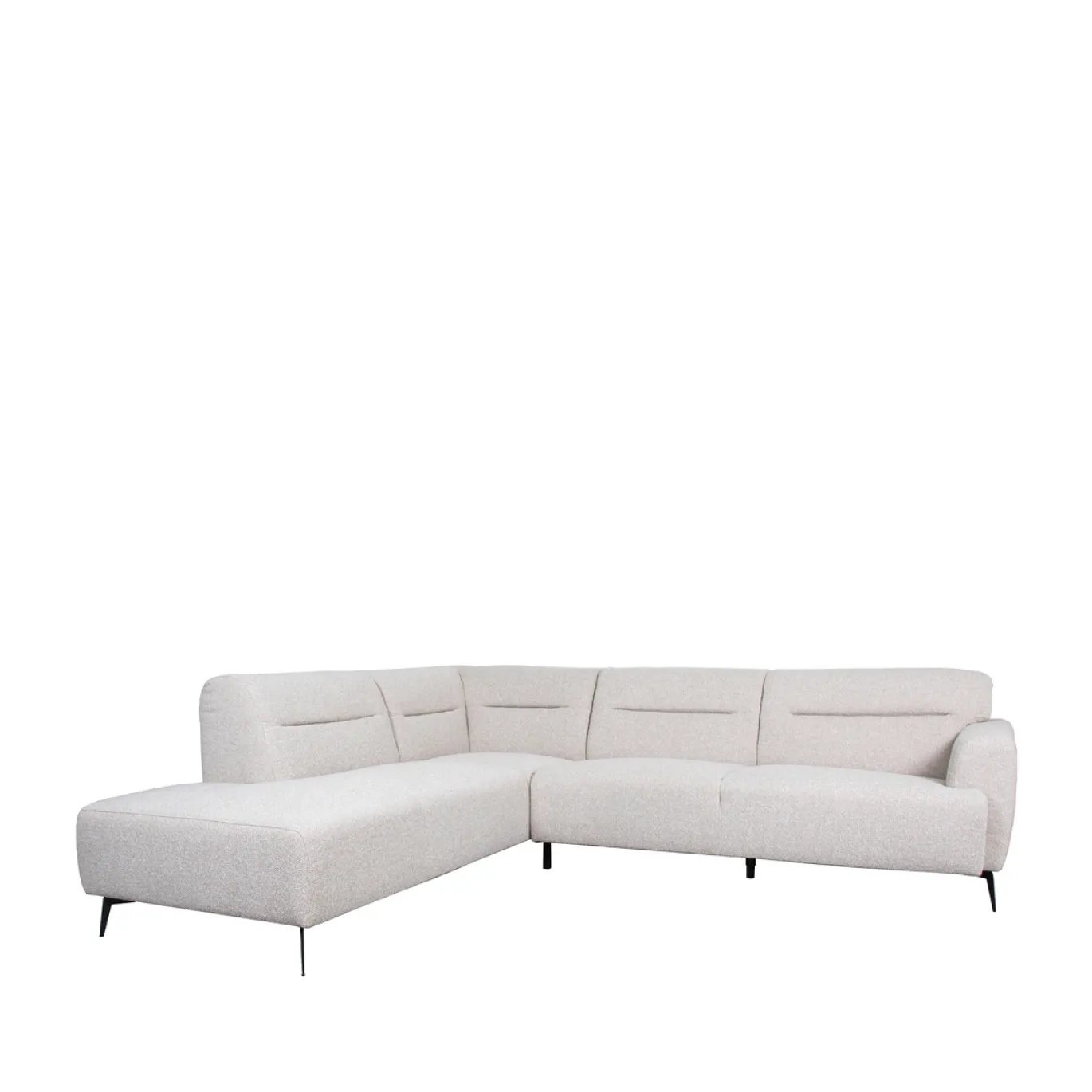 LABEL51 Hoekbank Bolzano Bouclé Naturel Links
