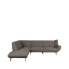 LABEL51 Hoekbank Pesaro Bruin Bouclé Links