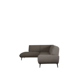 LABEL51 Hoekbank Pesaro Bruin Bouclé Links