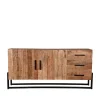 LABEL51 Lage Bergkast 2-Deurs Fence Vintage Metaal