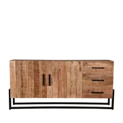 LABEL51 Lage Bergkast 2-Deurs Fence Vintage Metaal