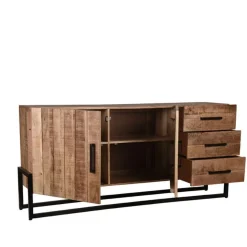 LABEL51 Lage Bergkast 2-Deurs Fence Vintage Metaal