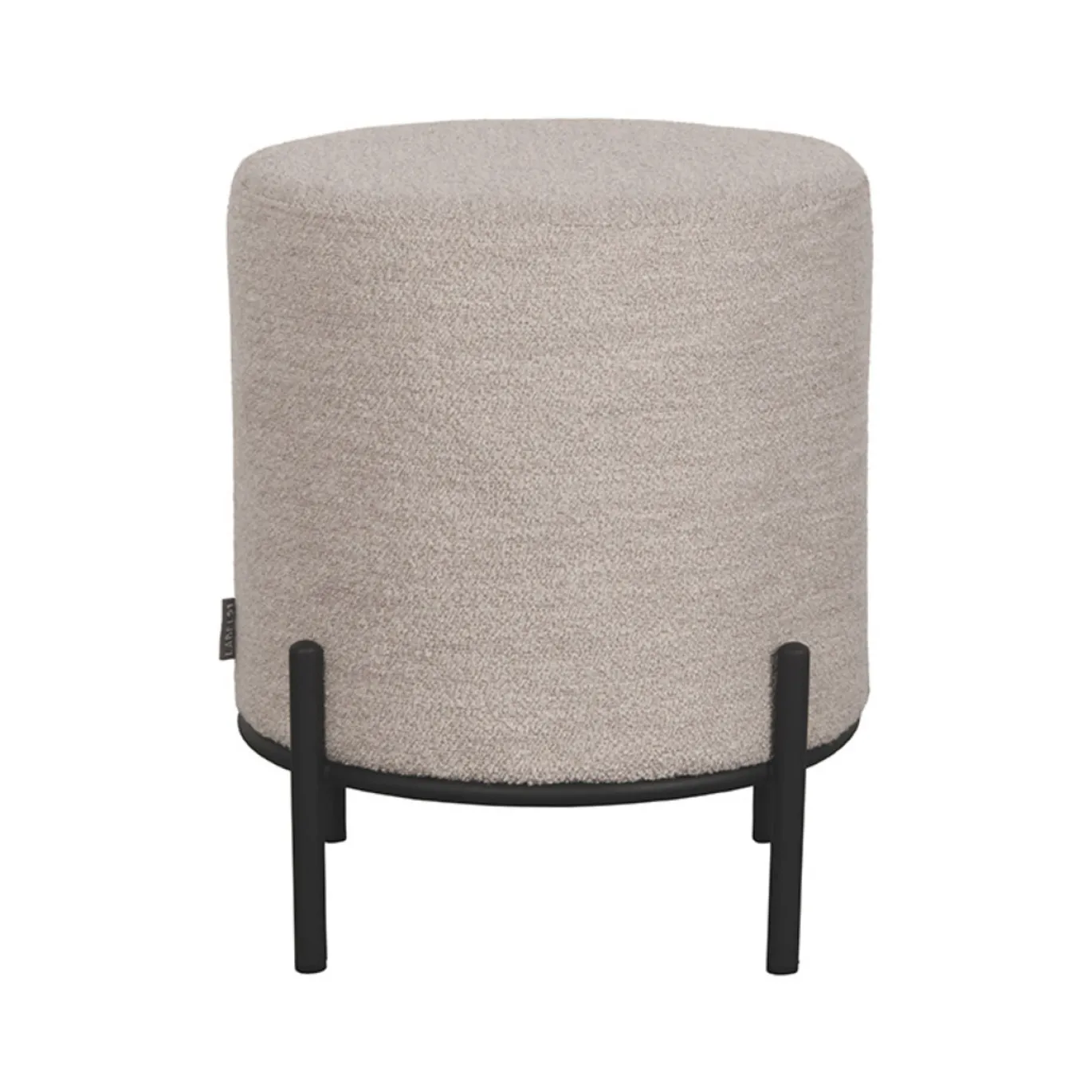 LABEL51 Poef Troy M Naturel Bouclé Ø41cm