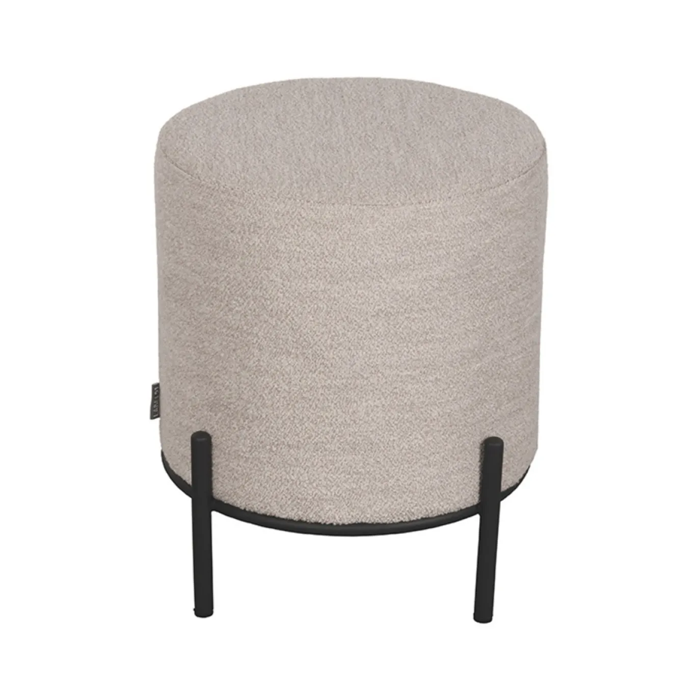 LABEL51 Poef Troy M Naturel Bouclé Ø41cm