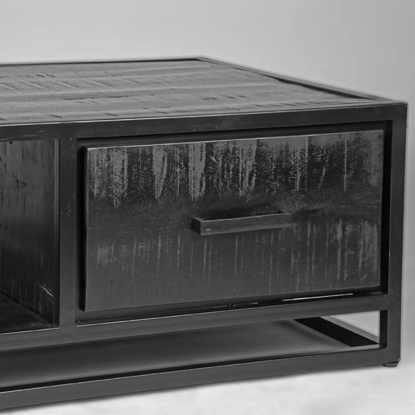 LABEL51 Salontafel Chili Zwart Mangohout