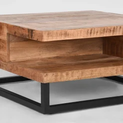 LABEL51 Salontafel Cube Rough Mangohout