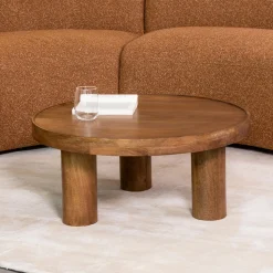 LABEL51 Salontafel Elly Bruin Ø70cm