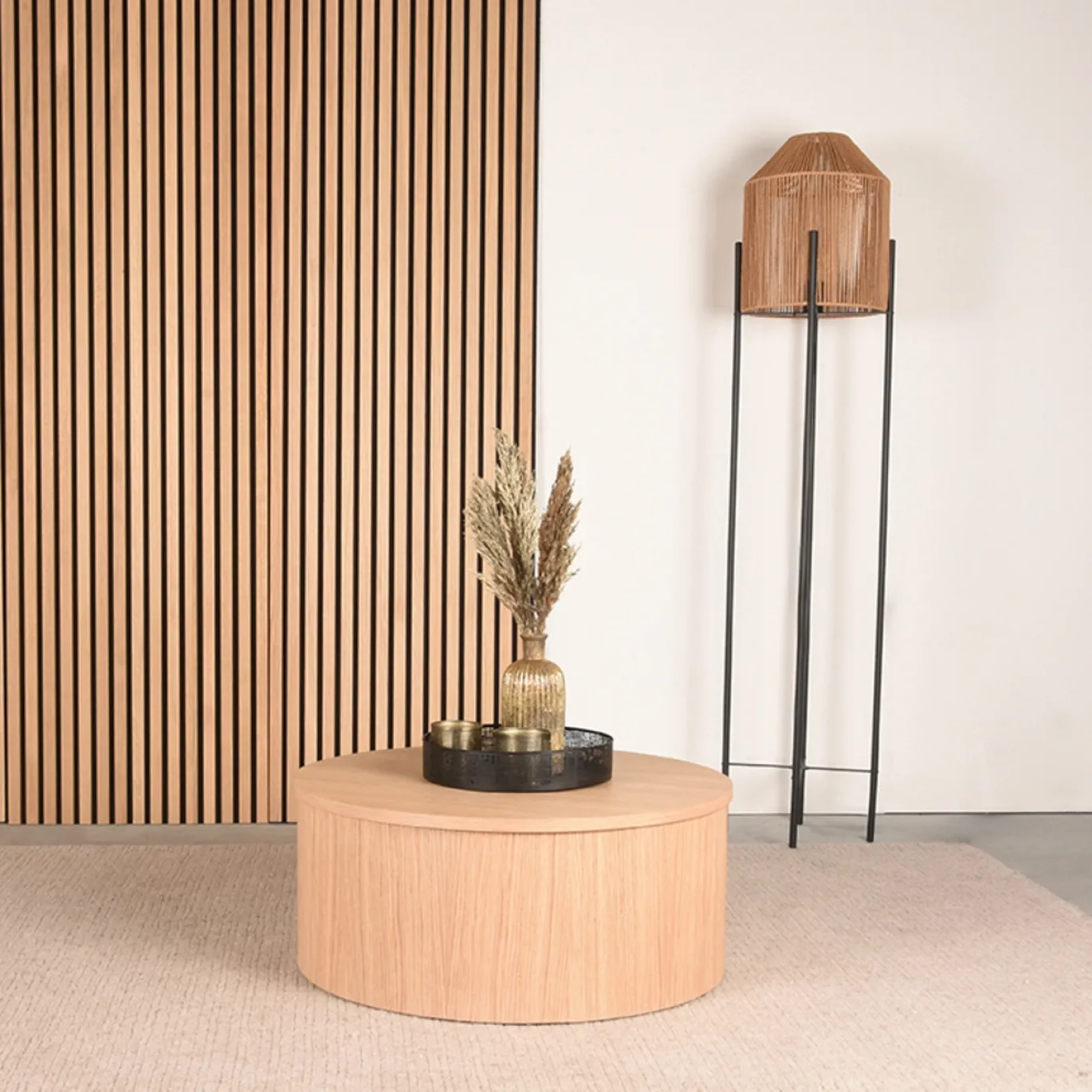 LABEL51 Salontafel Oliva Naturel Eiken 70cm