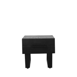 LABEL51 Salontafel Santos Zwart Mangohout 50cm