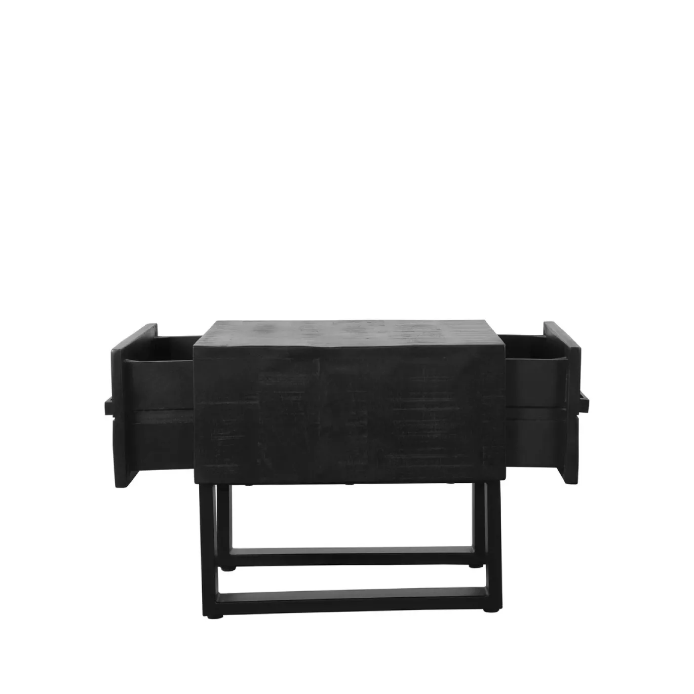 LABEL51 Salontafel Santos Zwart Mangohout 50cm