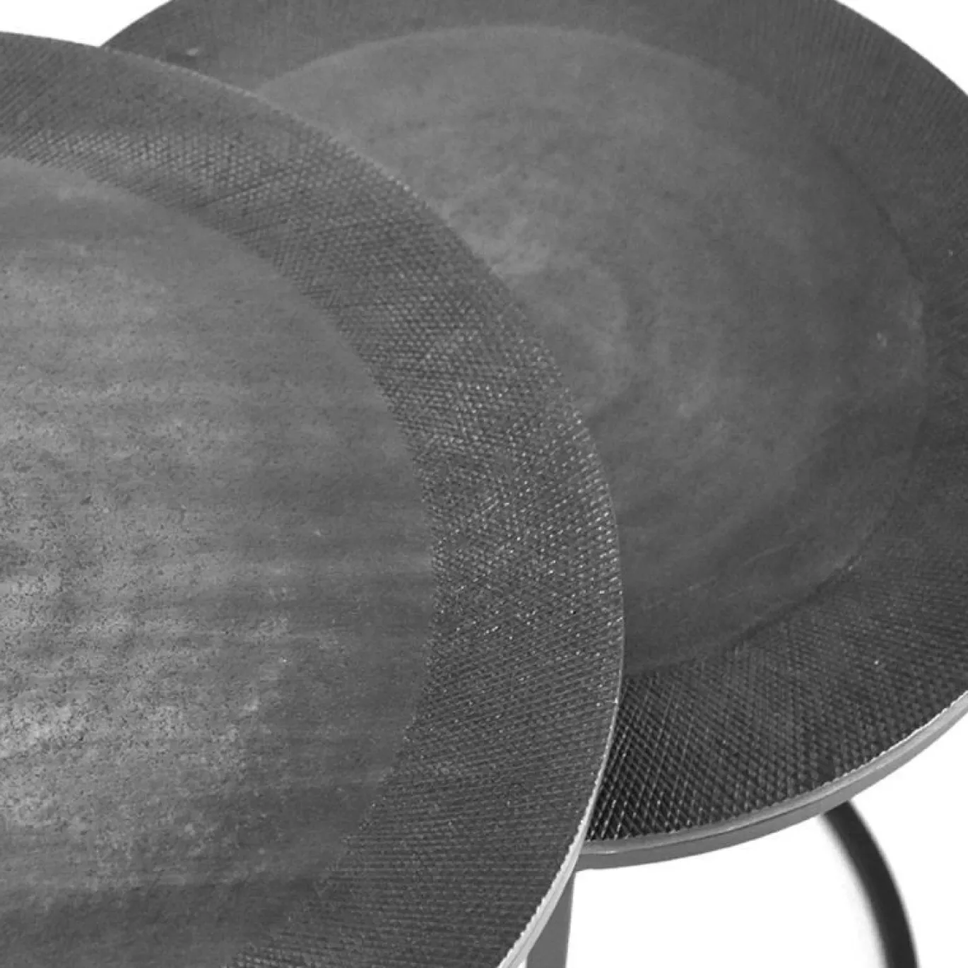 LABEL51 Salontafels Pair Antiek Ash Metaal 40 cm (Set van 2)