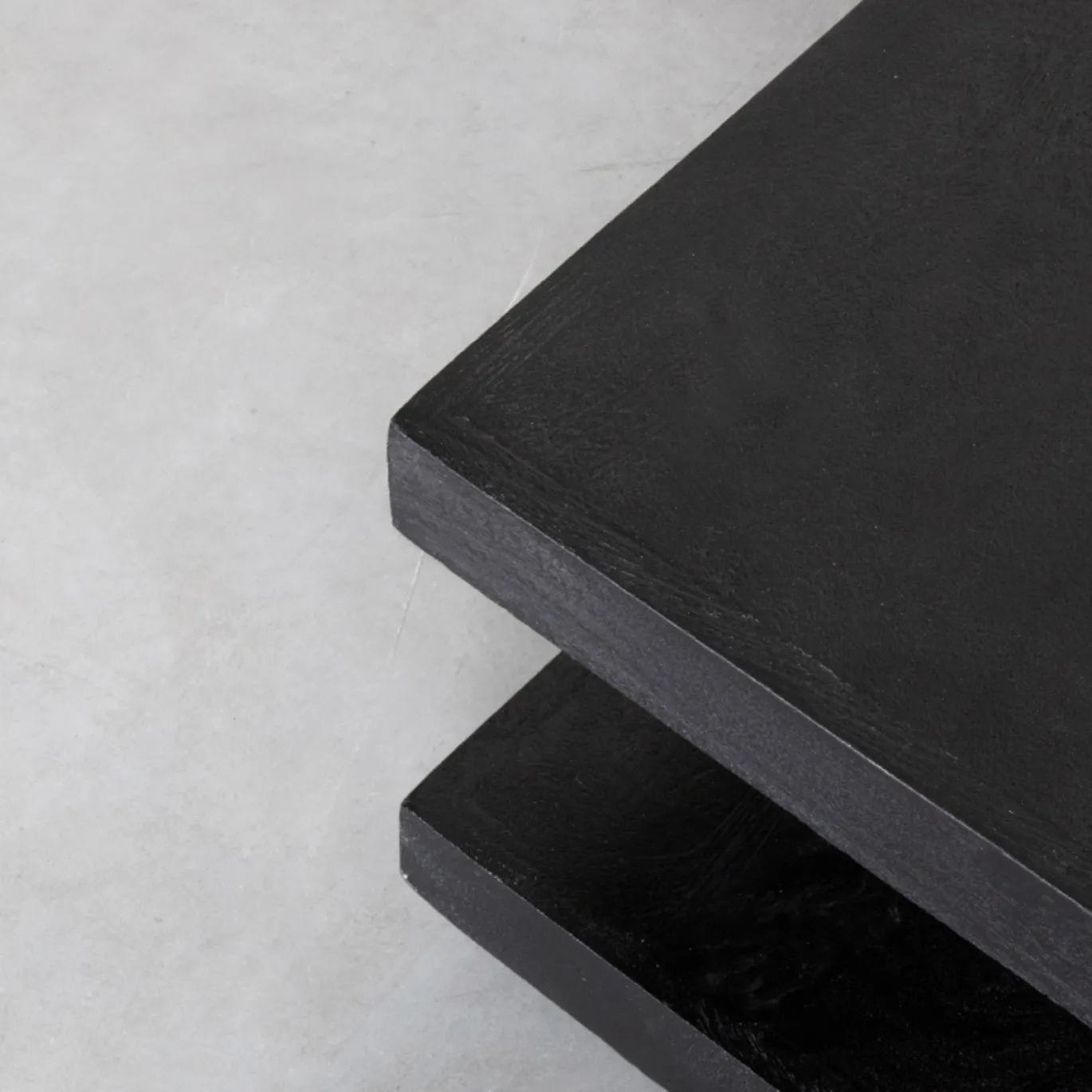 LABEL51 Salontafel Square Zwart Mangohout
