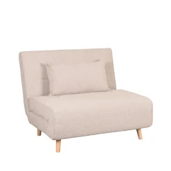 LABEL51 Slaapbank Single Bouclé Naturel