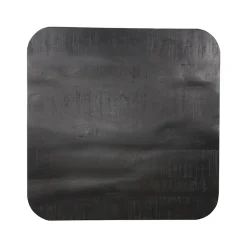 LABEL51 Tafelblad Sloppy Edge Vierkant Zwart Mangohout