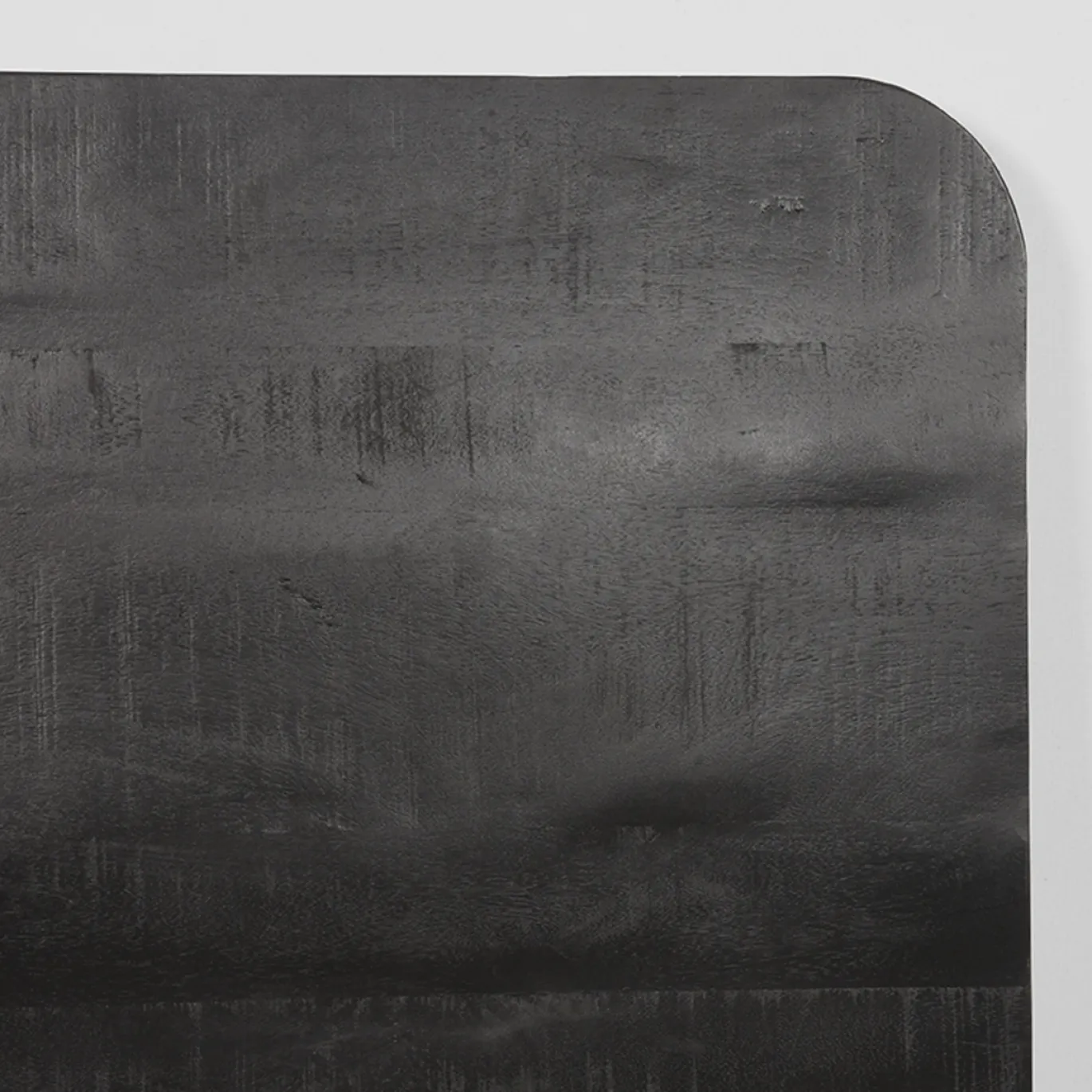 LABEL51 Tafelblad Sloppy Edge Vierkant Zwart Mangohout