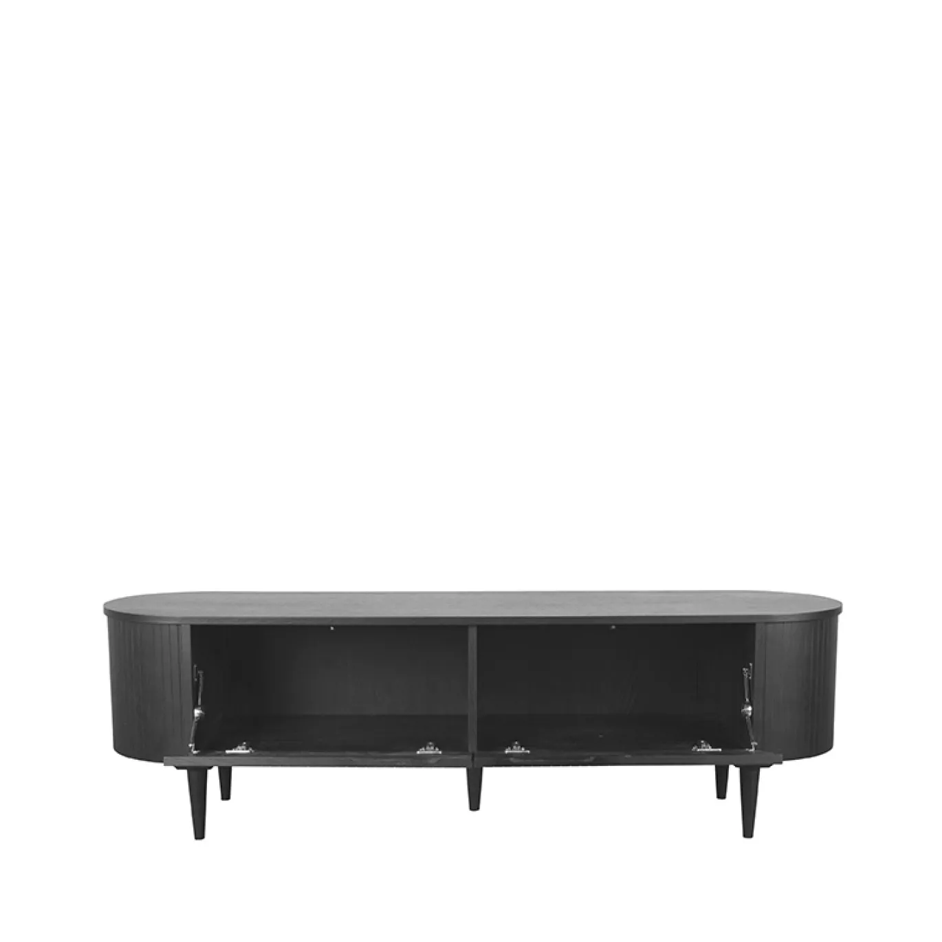 LABEL51 Tv-Meubel Oliva 180x47x55 cm Zwart Eiken