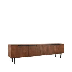 LABEL51 Tv-Meubel Rio Espresso Mangohout 220cm