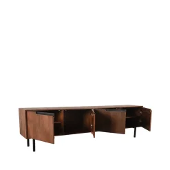 LABEL51 Tv-Meubel Rio Espresso Mangohout 220cm