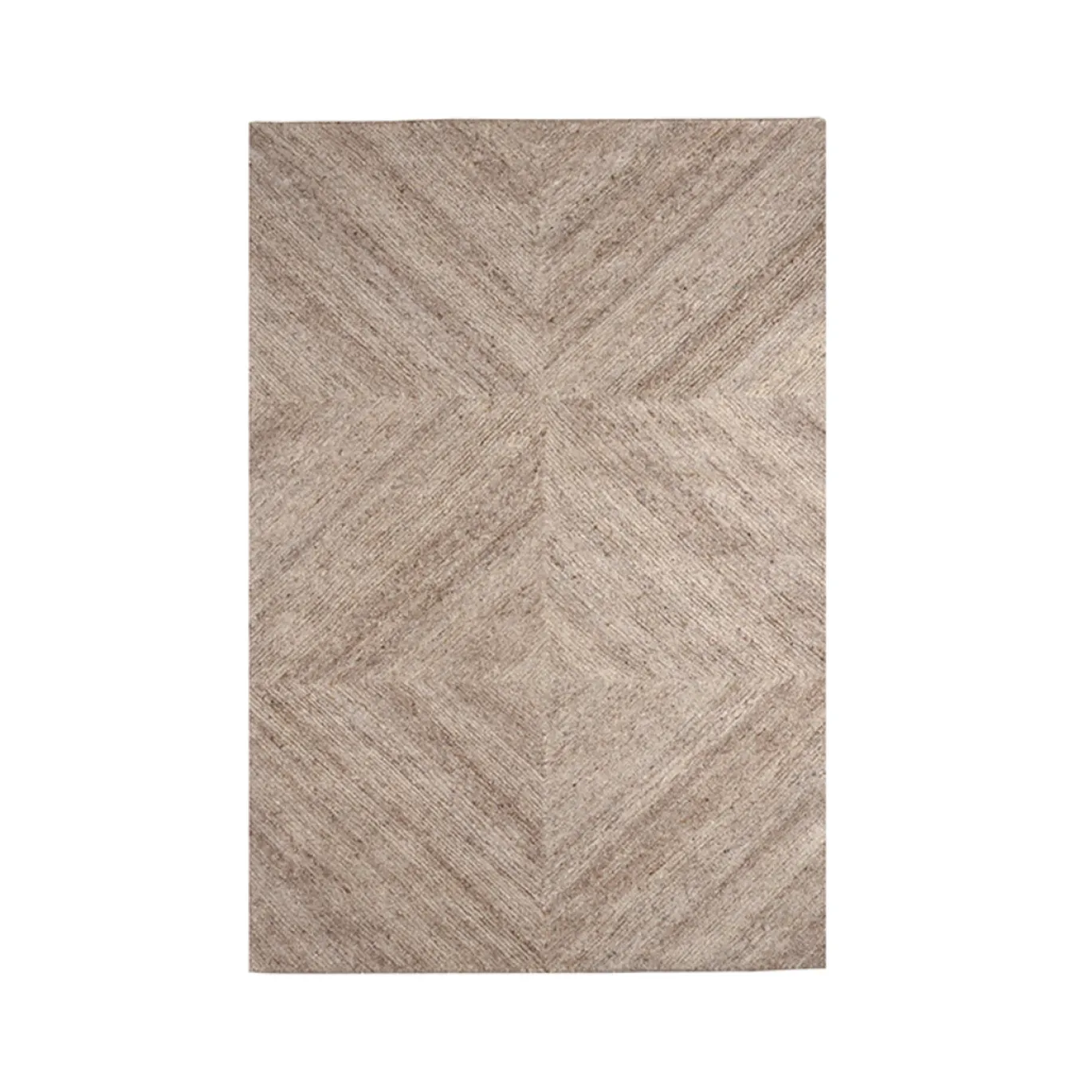 LABEL51 Vloerkleed Blendy Taupe Wol 160x230cm