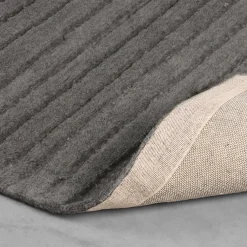 LABEL51 Vloerkleed Luxy Antraciet Synthetisch 160x230 cm
