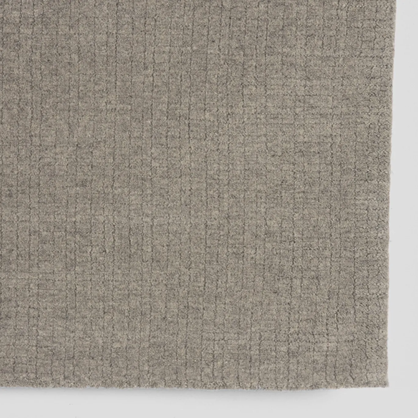 LABEL51 Vloerkleed Wolly Grijs Wol 160x230cm