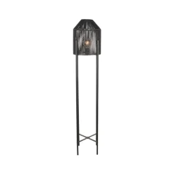 LABEL51 Vloerlamp Ibiza - Zwart - Jute
