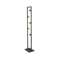 LABEL51 Vloerlamp Quadrato - Zwart - Metaal