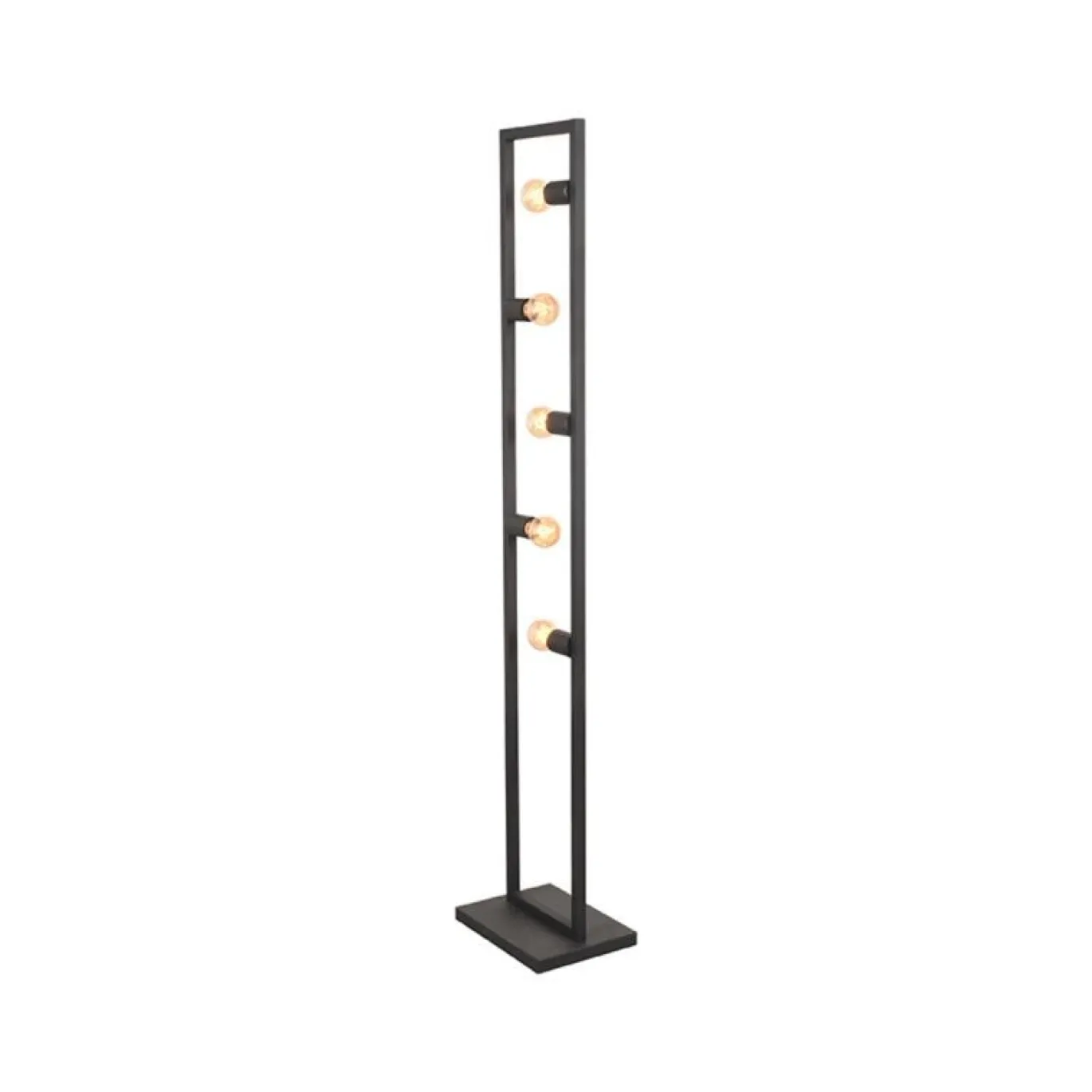 LABEL51 Vloerlamp Quadrato - Zwart - Metaal
