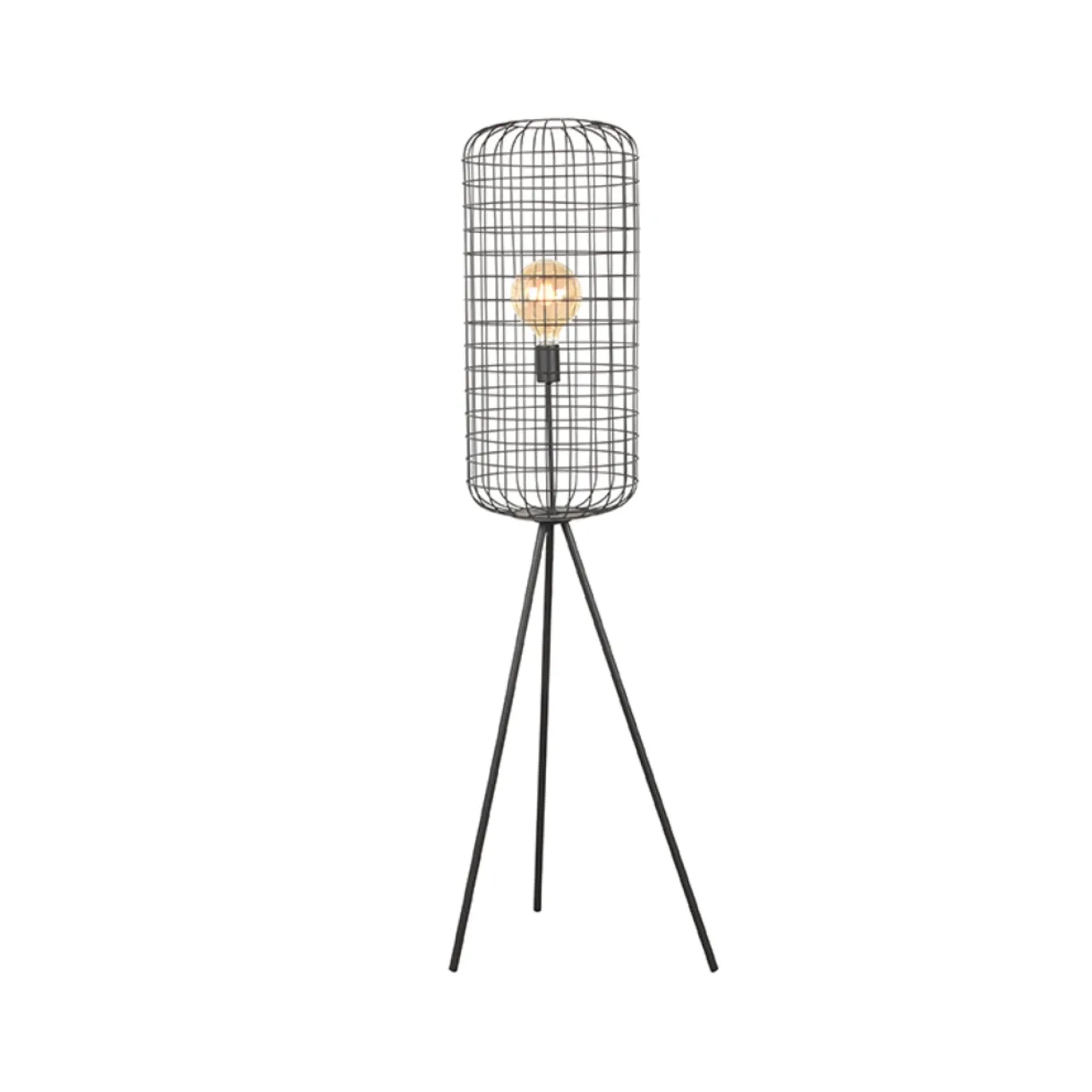 LABEL51 Vloerlamp Solido Zwart Metaal