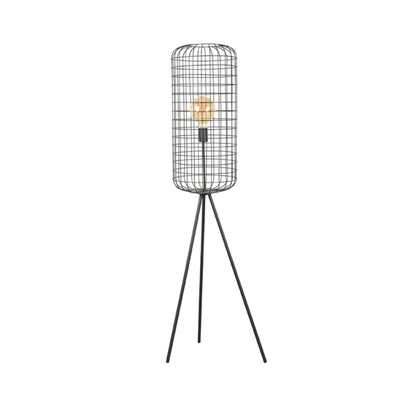 LABEL51 Vloerlamp Solido Zwart Metaal