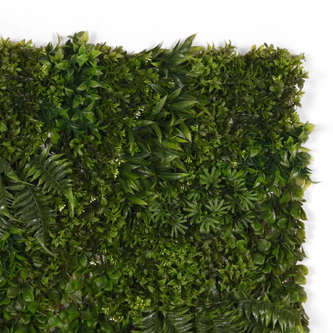 LABEL51 Wandpaneel Kunstplant Groen Kunststof 80x80cm