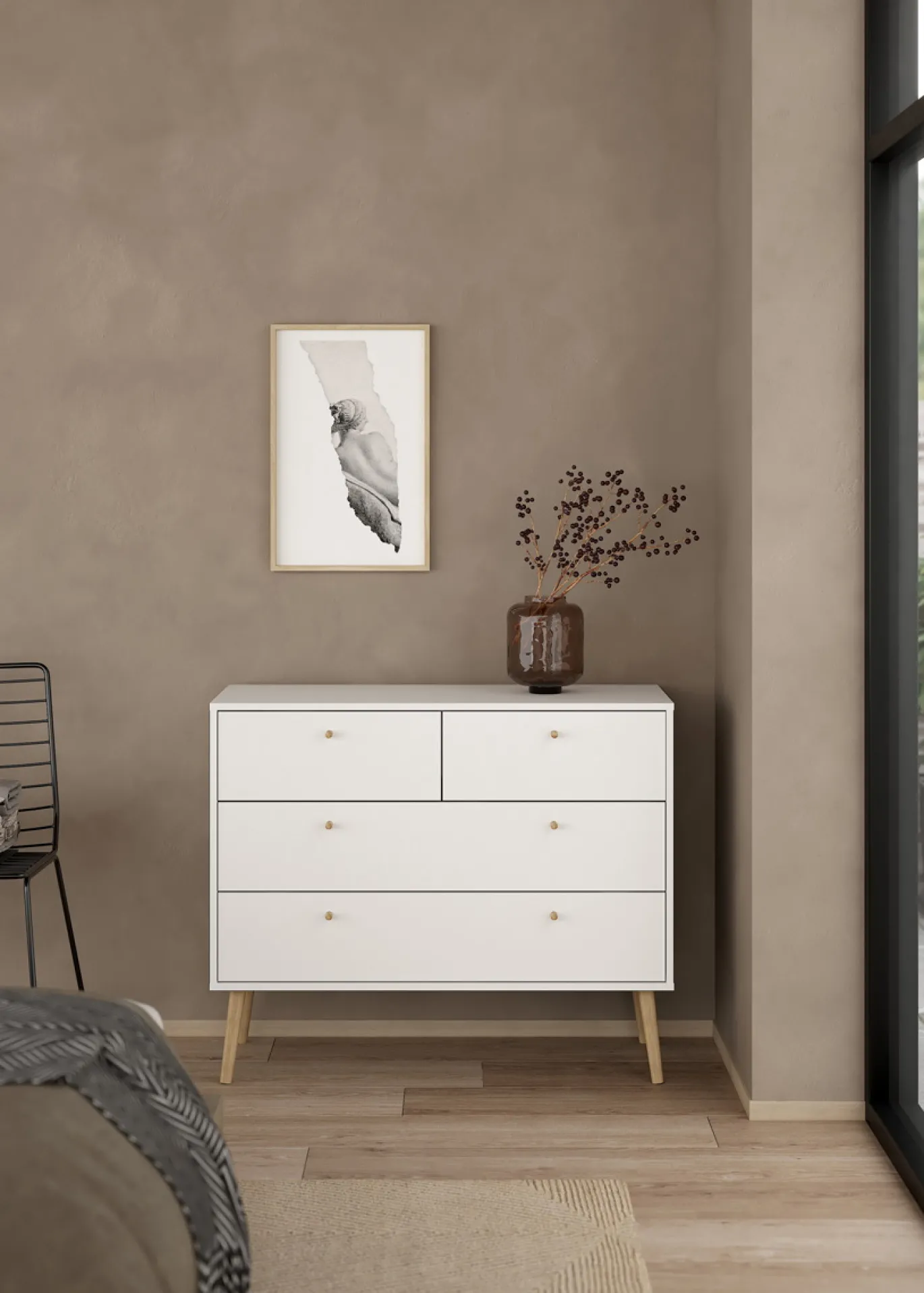 Ladekast Bodo Wit - Giga Living