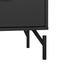 Ladekast Dana Mat Zwart 3-lades - Giga Living