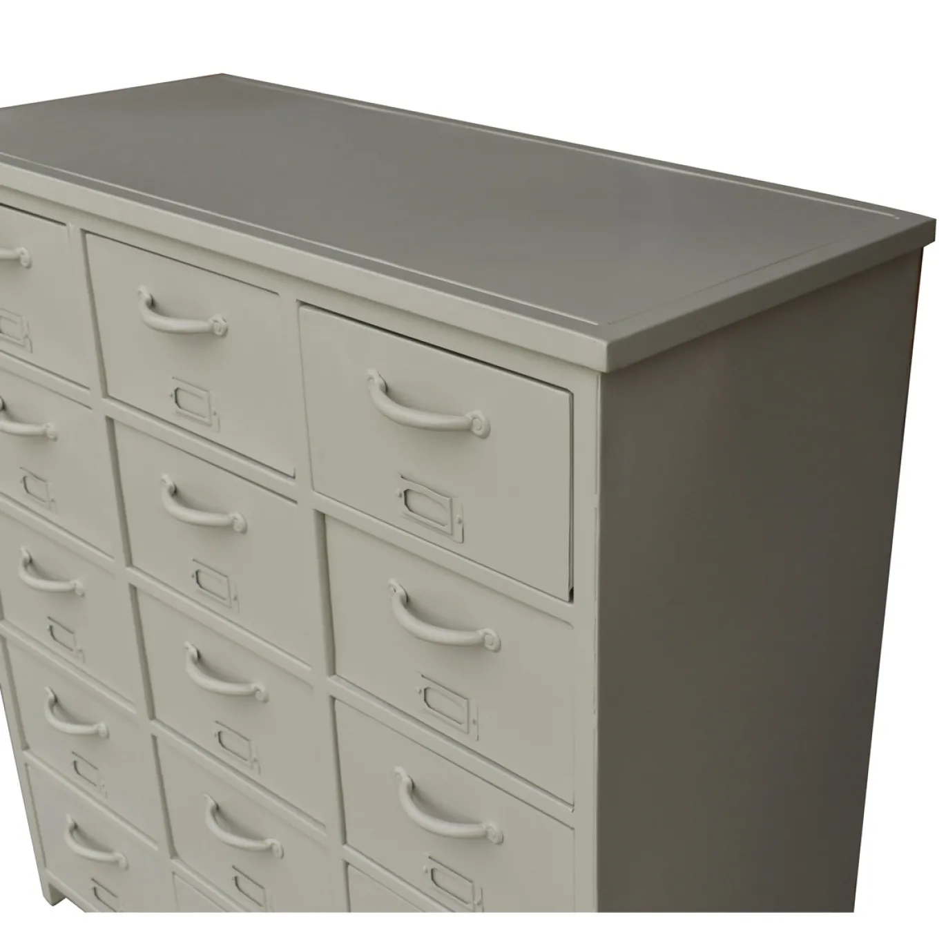 Ladekast Industrieel 15 Laden Beige - Giga Meubel