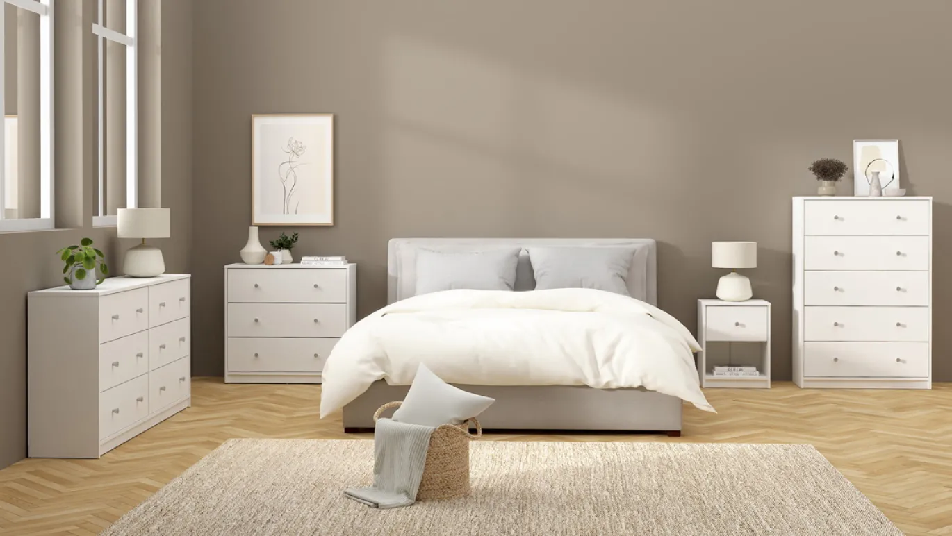 Ladekast May Wit 5-lades - Giga Living