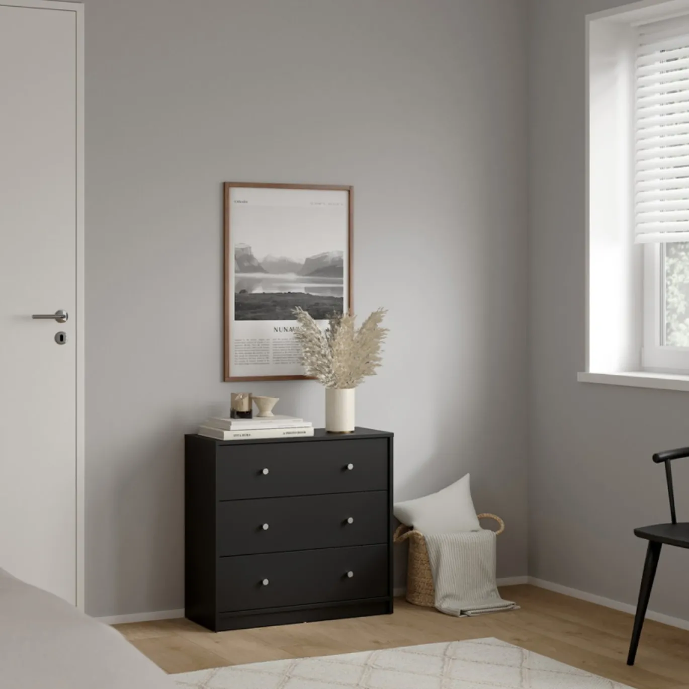 Ladekast May Zwart - Giga Living