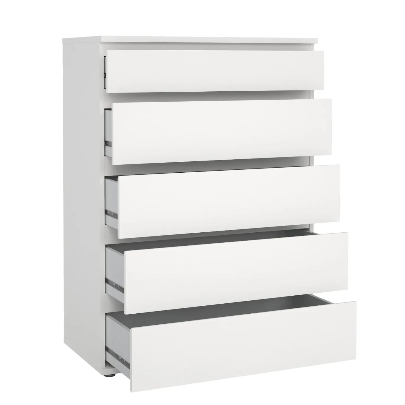 Ladekast Nova 5 lades Wit 77x106cm - Giga Living