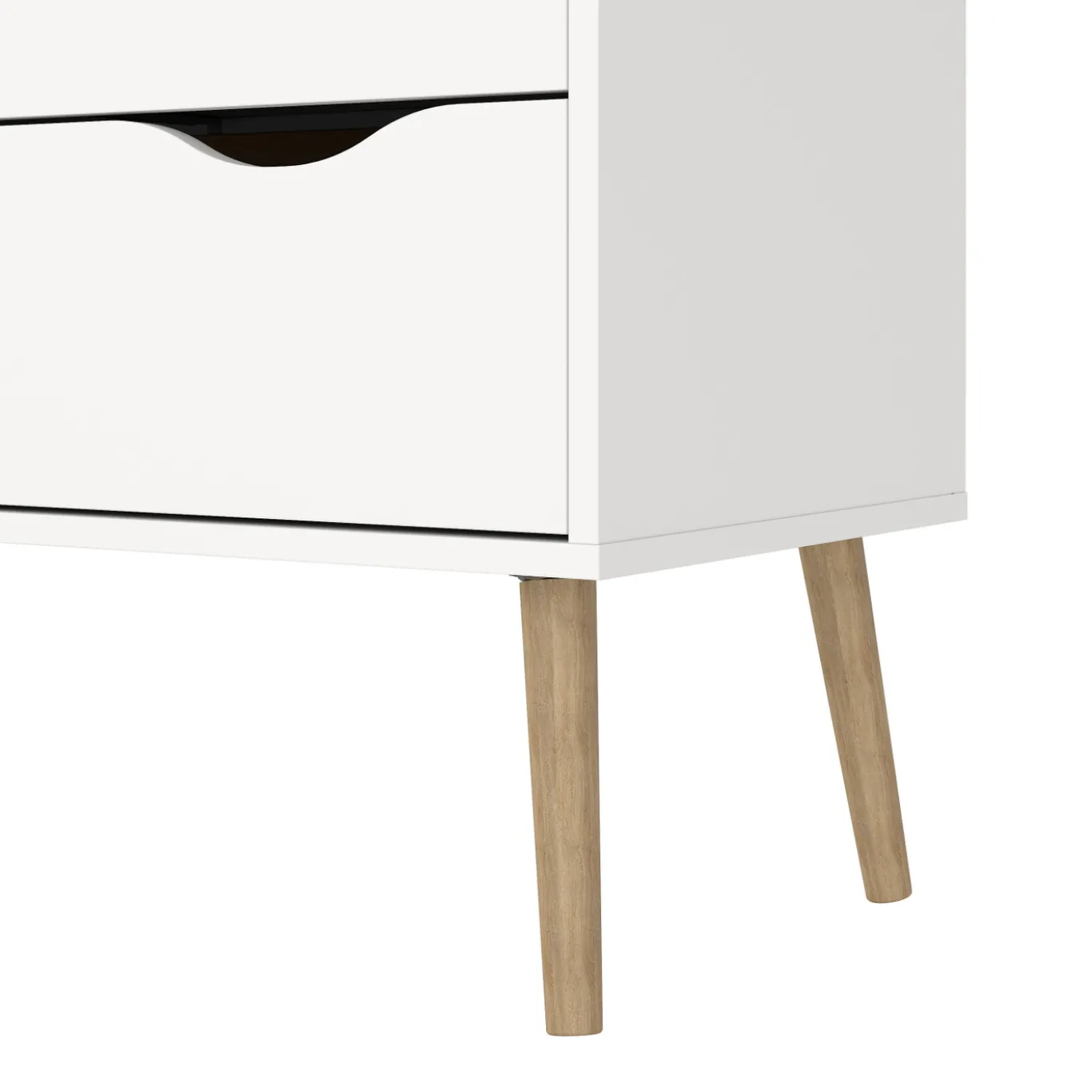 Ladekast Oslo Wit/Naturel - Giga Living