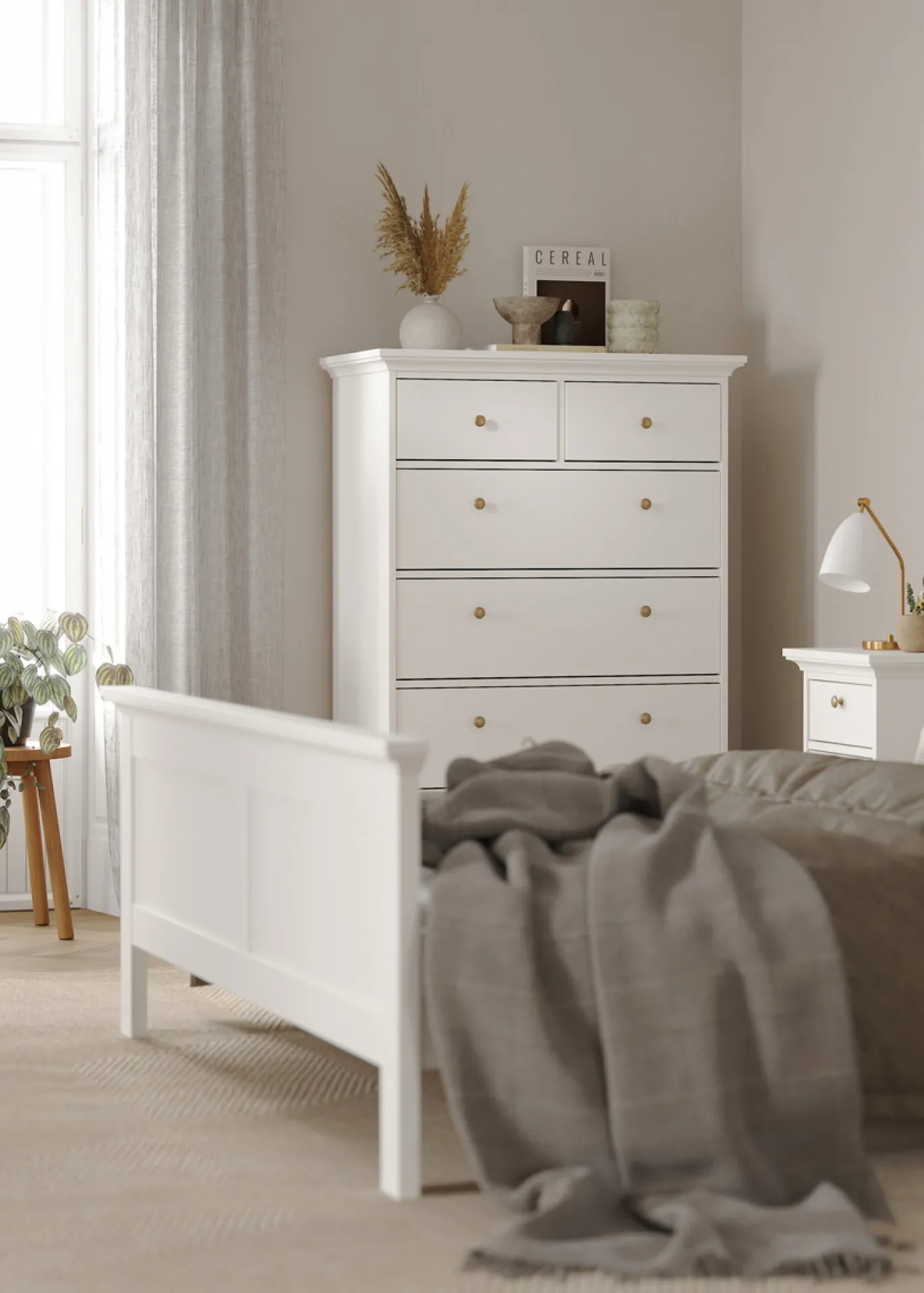 Ladekast Paris Wit - Giga Living