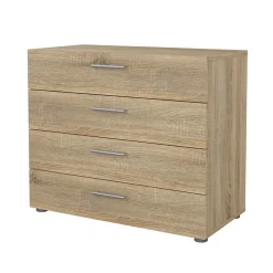 Ladekast Pepe Naturel 4-lades - Giga Living