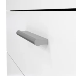 Ladekast Pepe Naturel/Wit Hoogglans 4-lades 80cm - Giga Living