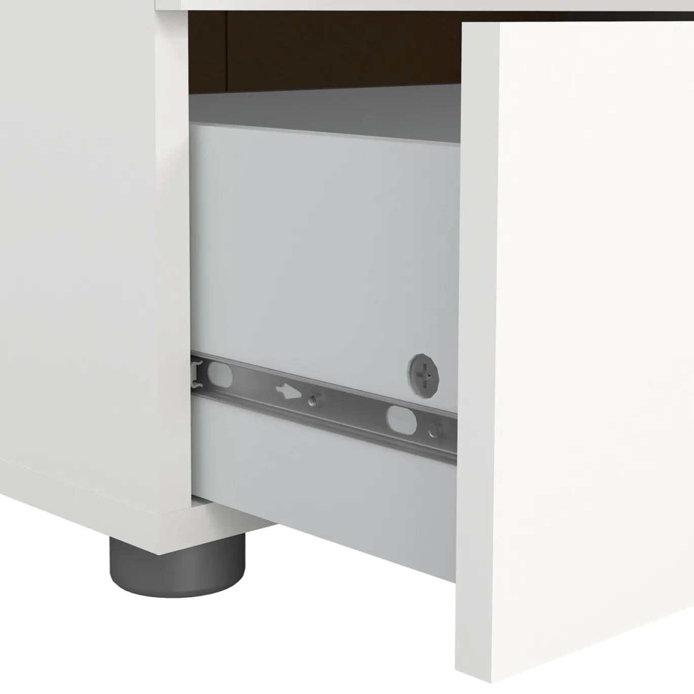 Ladekast Pepe Wit 4-lades 70cm - Giga Living