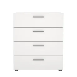 Ladekast Pepe Wit 4-lades 70cm - Giga Living