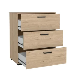 Ladekast Sofia Jackson Hickory 3-lades 82cm - Giga Living