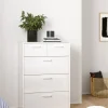 Ladekast Sofia Wit Hoogglans 3-lades 102cm - Giga Living